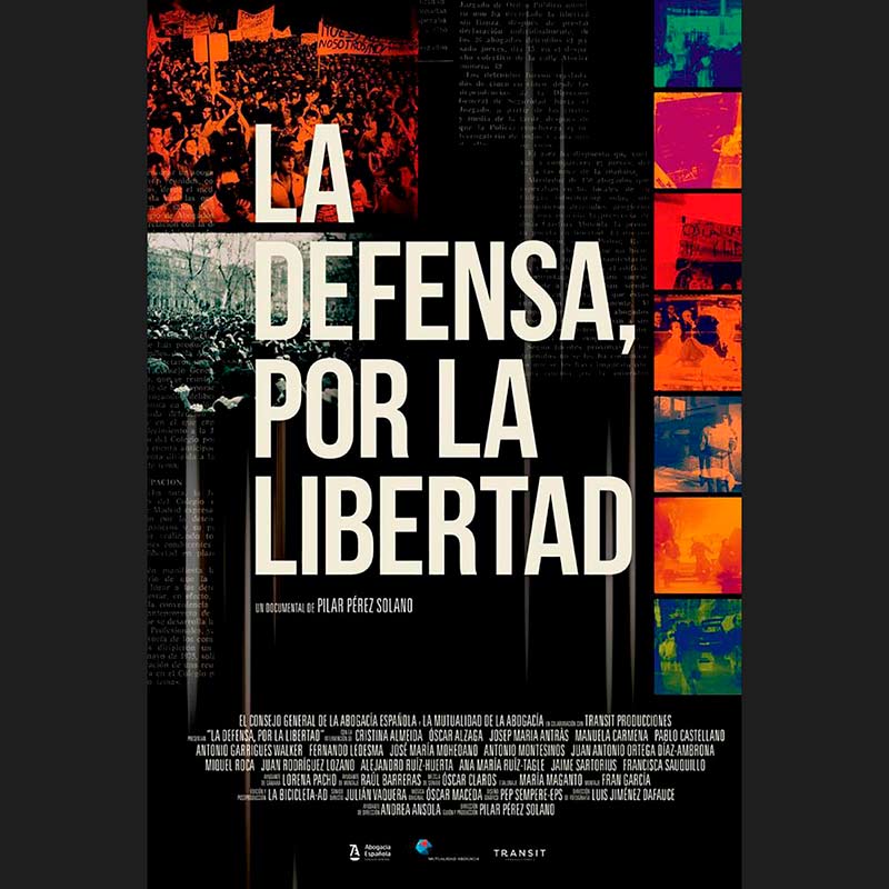Cartel del Documental La Defensa, por la libertad